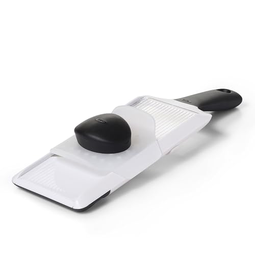 Oxo Good Grips INOXO.1119100ML Mandolina Rodajas C/ Mango, Negro/ Blanco, Estándar