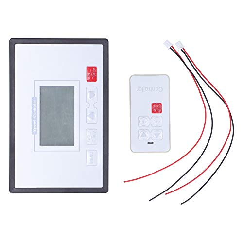 Fictory Controlador de velocidad del motor con pantalla digital, límites ajustables, monitor LCD, solución rentable