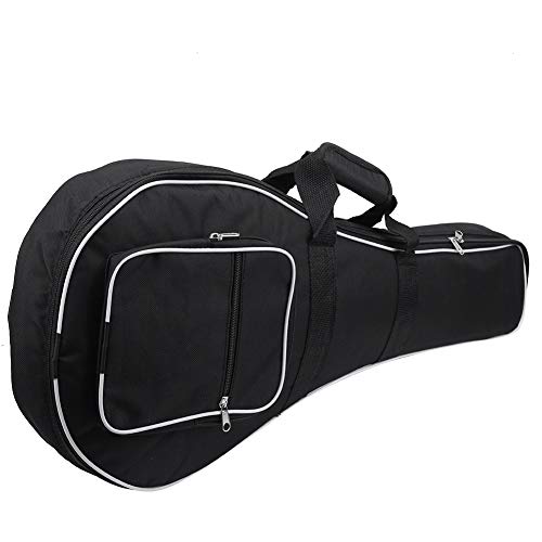 Estuche para Mandolina, Bolsa para Mandolina, Tela Oxford Gruesa, Fácil de Llevar, Cremalleras Dobles, Portátil con Bolsillos Laterales para Instrumentos Musicales
